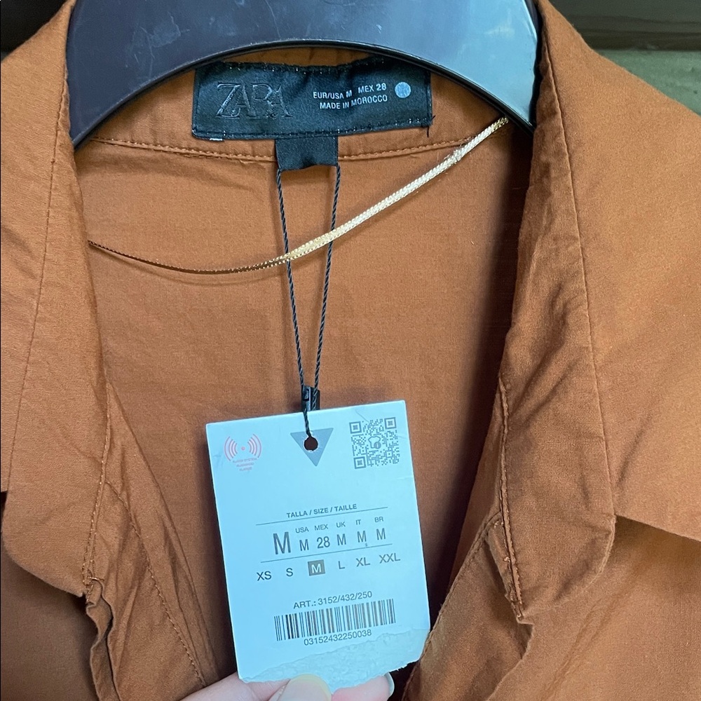 Zara ZW Collection Poplin Shirtdress - Picture 2 of 15